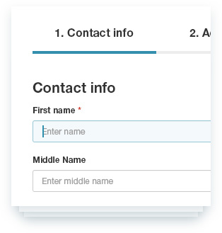 Contact info redesign
