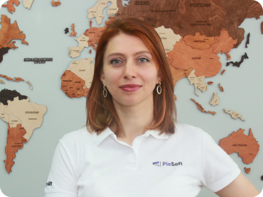 Viktoriya Levchenko Head of Business Development PieSoft